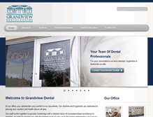 Tablet Screenshot of grandviewdentalcentre.com